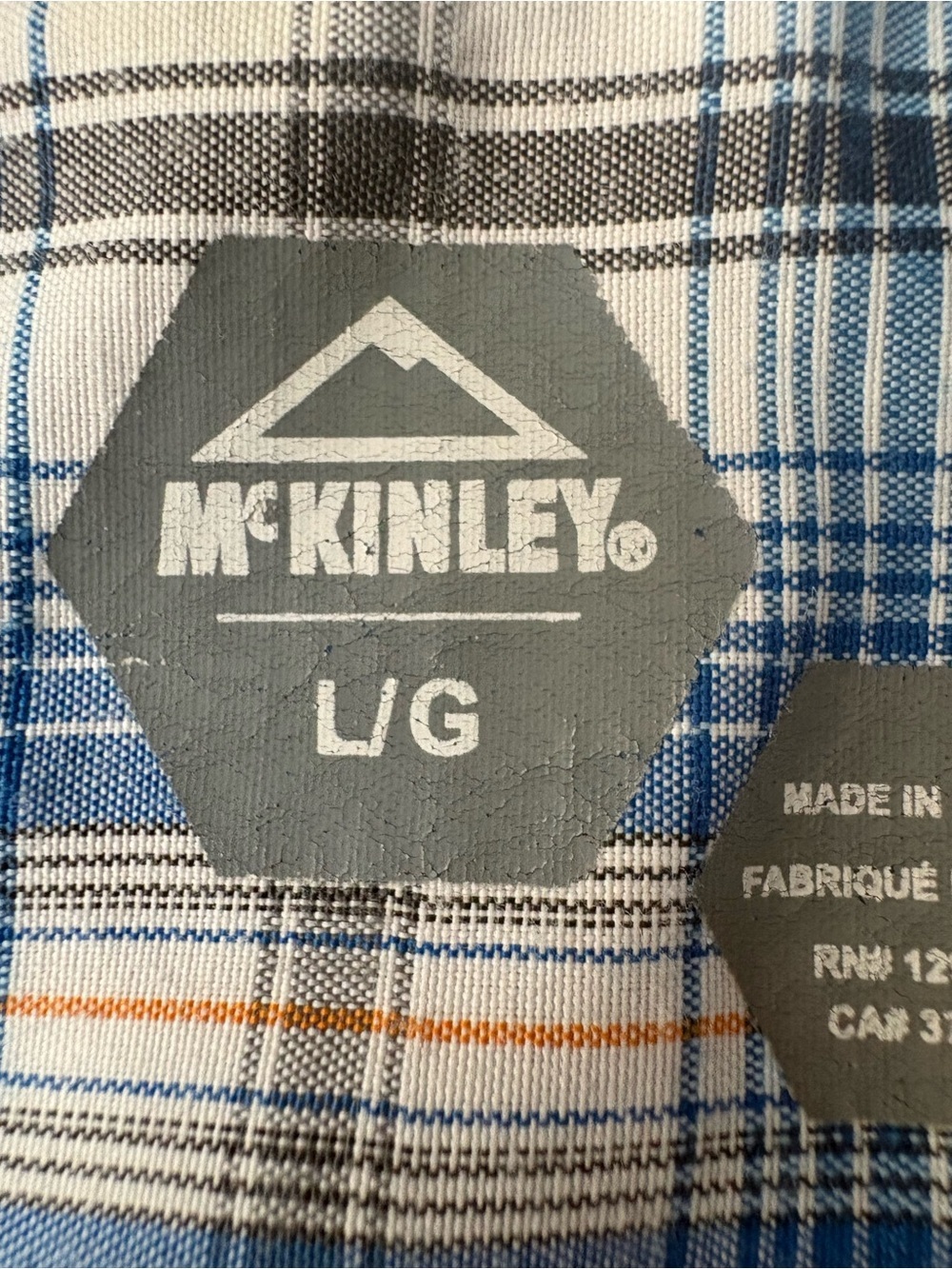 McKINLEY bundle Dry Plus Plaid short sleeve Outdoor Button Up shirts Men’s Sz L - Picture 9 of 14